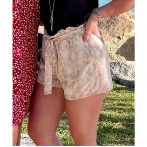 Juniors Snake Skin shorts